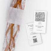 Ambachtelijk Sourdough Tarwe Patroon Bakkerij Logo Visitekaartje