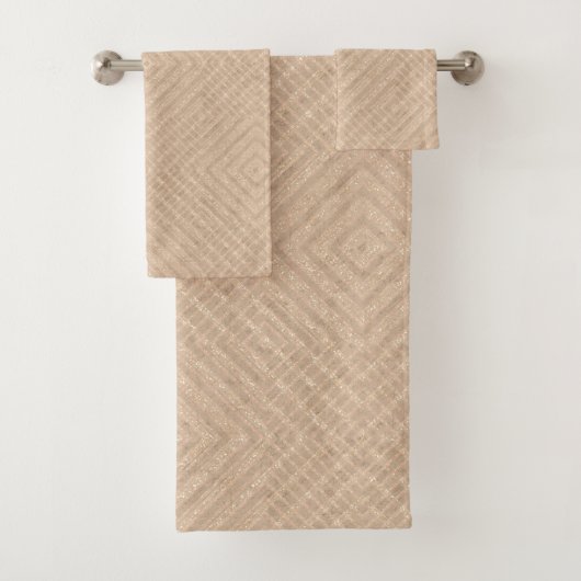 Ambachtelijke achtergrond bad handdoek (Insitu)