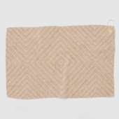 Ambachtelijke achtergrond golfhanddoek (Horizontaal)