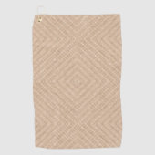 Ambachtelijke achtergrond golfhanddoek (Voorkant)