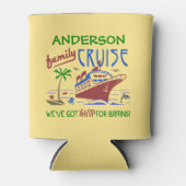 Ambachtelijke actie Funny Ship | Aangepaste naam Blikjeskoeler (Voorkant)