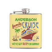 Ambachtelijke actie Funny Ship | Aangepaste naam Heupfles (Voorkant)