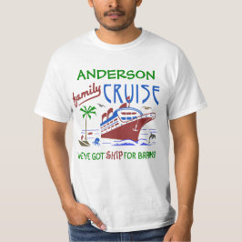 Ambachtelijke actie Funny Ship | Aangepaste naam T-shirt