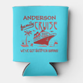 Ambachtelijke actie Funny Ship | Eigen naam V5 Blikjeskoeler (Voorkant)