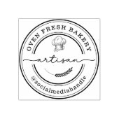 Ambachtelijke bakker bakkerij chef Pet Catering Rubberstempel (Afrduk)