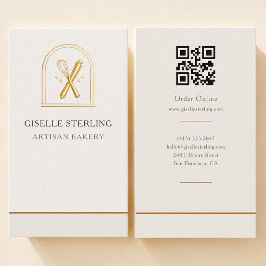 Ambachtelijke Bakkerij QR Code Visitekaartje