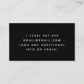 Ambachtelijke Bierbrouwerij Kleurrijke Illustratie Visitekaartje (Achterkant)