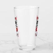 Ambachtelijke bierdrinkers glas (Rechts)