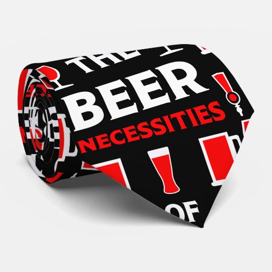 Ambachtelijke bierdrinkers stropdas (Opgerold)