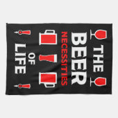 Ambachtelijke bierdrinkers theedoek (Horizontaal)