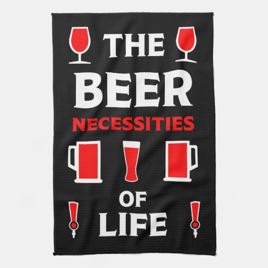 Ambachtelijke bierdrinkers theedoek (Verticaal)