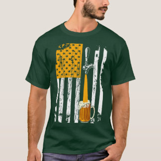 Ambachtelijke bieren voor mannen Bier Brouwen T-shirt