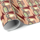 Ambachtelijke bierfles en glazen rustieke brouweri cadeaupapier (Rol Hoek)