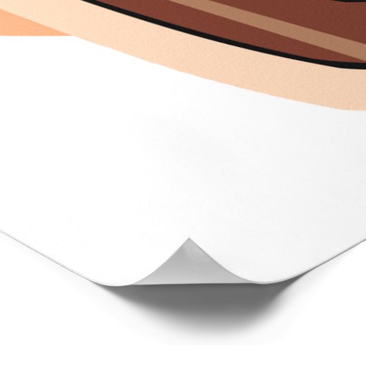 Ambachtelijke bierfles en glazen rustieke brouweri poster (Hoek)