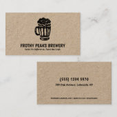 🍻🌾 ambachtelijke brouwerij visitekaartje (Voorkant / Achterkant)