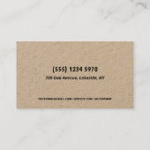 🍻🌾 ambachtelijke brouwerij visitekaartje (Achterkant)