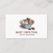 Ambachtelijke chocolade visitekaartje (Voorkant)