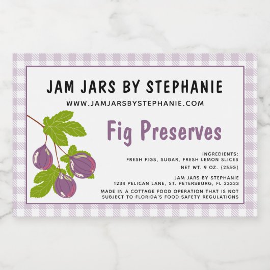 Ambachtelijke Industrie Zoekt Tekst Fruitconserven Voedselcontainer Etiket (Enkel label)