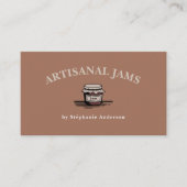 ambachtelijke jam visitekaartje (Voorkant)