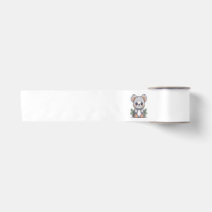 Ambachtelijke Kawaii Magische Koala Vector Satijnen Lint