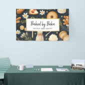 Ambachtelijke lekkernijen bakkerij, brood, gebak spandoek (Beurs)