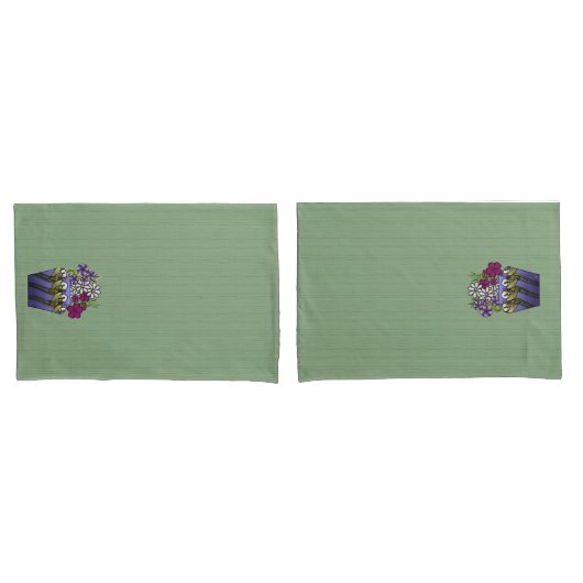 Ambachtelijke lelievaas  kussensloop (Voorkant-Set)