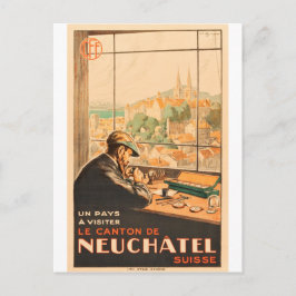 Ambachtelijke mannen in Neuchatel, Zwitserland, vi Briefkaart
