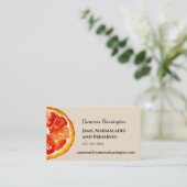 Ambachtelijke marmelade jam maker visitekaartje (Staand voorkant)