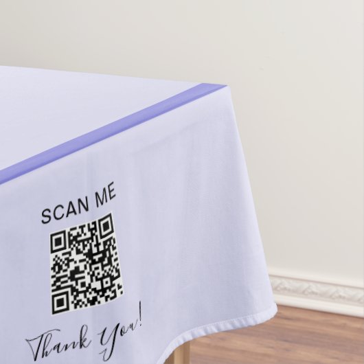 Ambachtelijke Show Lavendel 60 x 104 QR Code Tafelkleed (Voorbeeld)