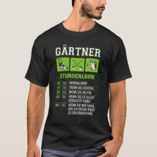 Ambachtelijke tuinman uurtarief tuinbouw Galaba T-shirt