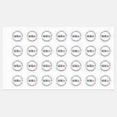 Ambachtelijke zakelijke kunstenaar naaien ijzer op labels (Vel)