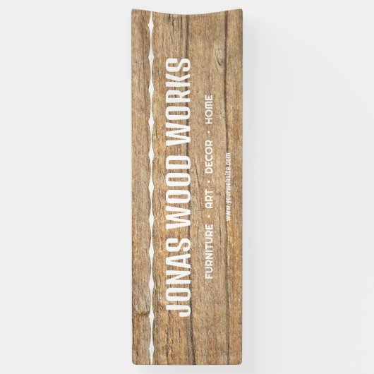 Ambachten eerlijke markt houten graan stand valanc spandoek (Verticaal)