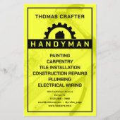 Ambachten en reparatie geïnspireerd flyer (Voorkant)