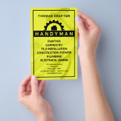 Ambachten en reparatie geïnspireerd flyer (Hand)