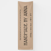 Ambachten Fair Handgemaakte Maker Vendor Booth Spandoek (Verticaal)