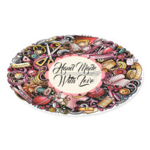 Ambachten Naaien Breien Sticker