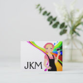 Ambachten / verf - SRF Visitekaartje (Staand voorkant)