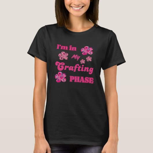 Ambachtsfase van Leven Typografie T-shirt (Voorkant)