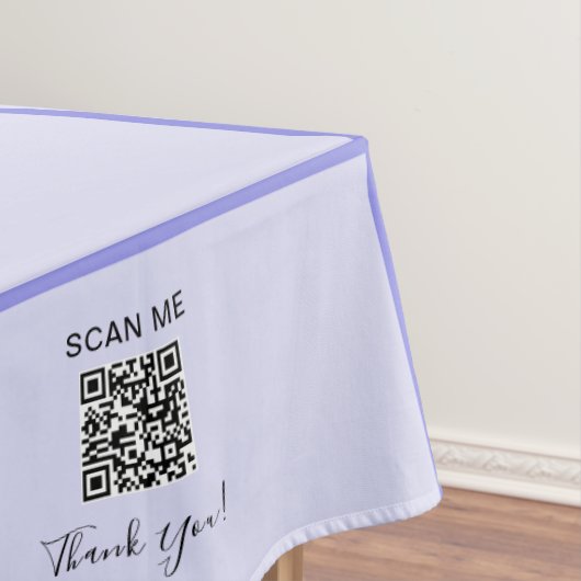 Ambachtshow Lavendel 60 x 104 QR-code Tafelkleed (Voorbeeld)