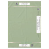 Ambachtshow Sage Blush Roze 60 x 84 QR-code Tafelkleed (Voorkant)