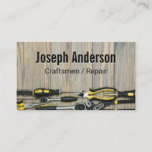 Ambachtslieden | Gereedschap | Werkplaats Tafel Visitekaartje (Voorkant)