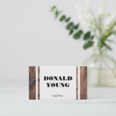 ambachtslieden | Hout III Visitekaartje (Staand voorkant)