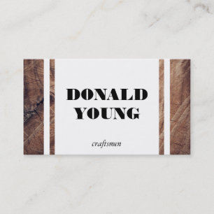 ambachtslieden Hout III Visitekaartje