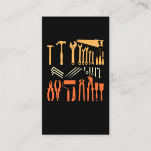  ambachtsman Garage Tools Dad Handyman Visitekaartje