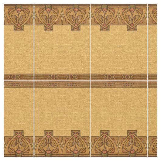 ambachtsman missie Art Nouveau Pattern Stof (Swatch)