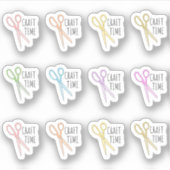 Ambachtstijd Schaar Ambachtsman Hobby Herinnering  Sticker (Voorkant)