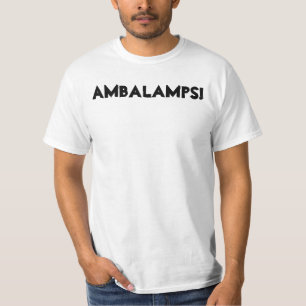 AMBALAMPS "White T" (Beperkte officiële AMBALAMPS T-shirt