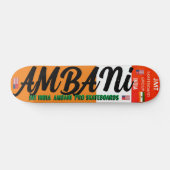 AMBANI JMT INDIA 7 3/4" Skateboard Deck (Horizontaal)