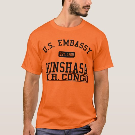 Ambassade Kinshasa, D.R.C. T-shirt (Voorkant)
