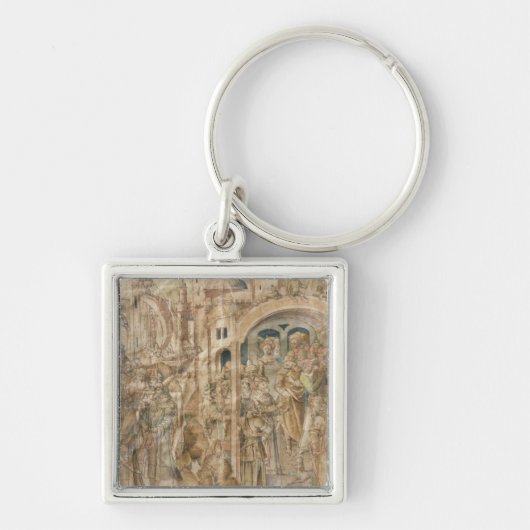 Ambassade van de Antenor bij Griekenland en het ar Sleutelhanger (Voorkant)